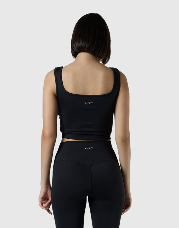 Back Pocket Biker Short Leggings - Black – LÝFT