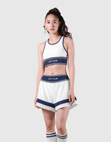 LÝFT Club Waist Rib Bratop - White