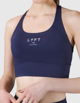 LÝFT Cross Strap Bratop - Navy