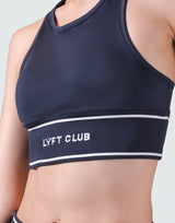 LÝFT Club Waist Rib Bratop - Navy