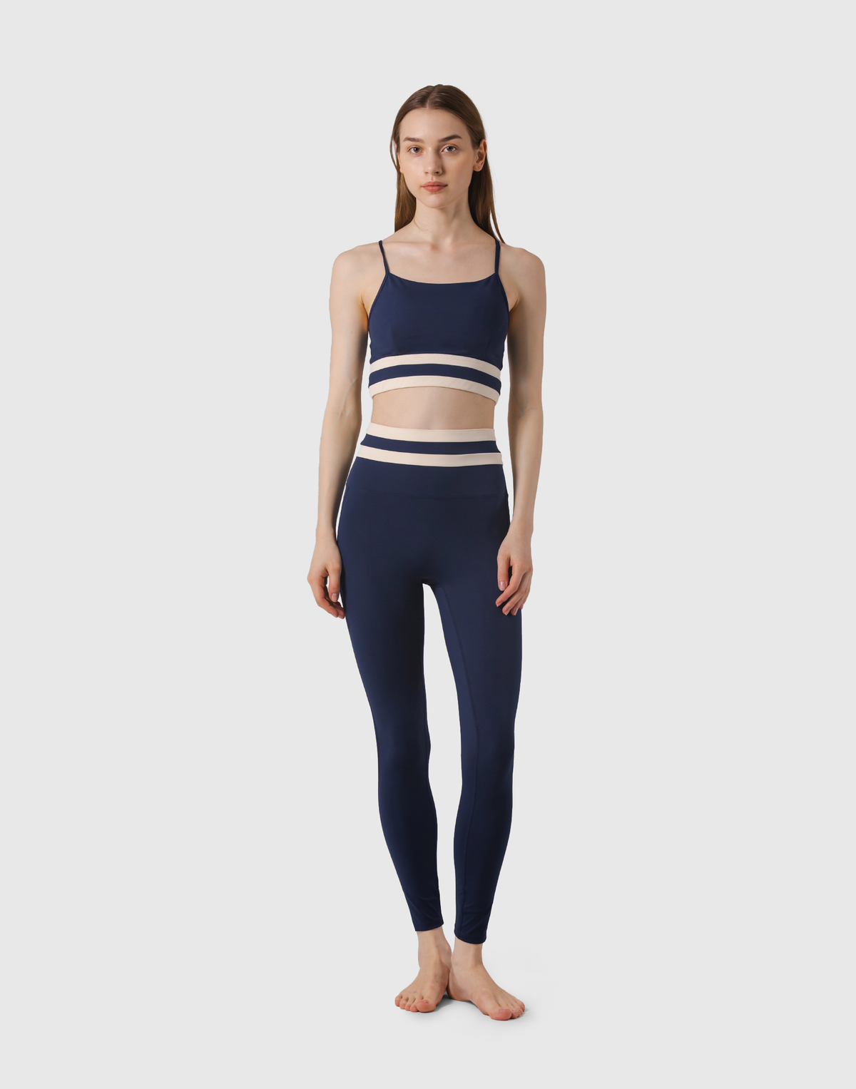 Comfort Up Border Bratop - Navy