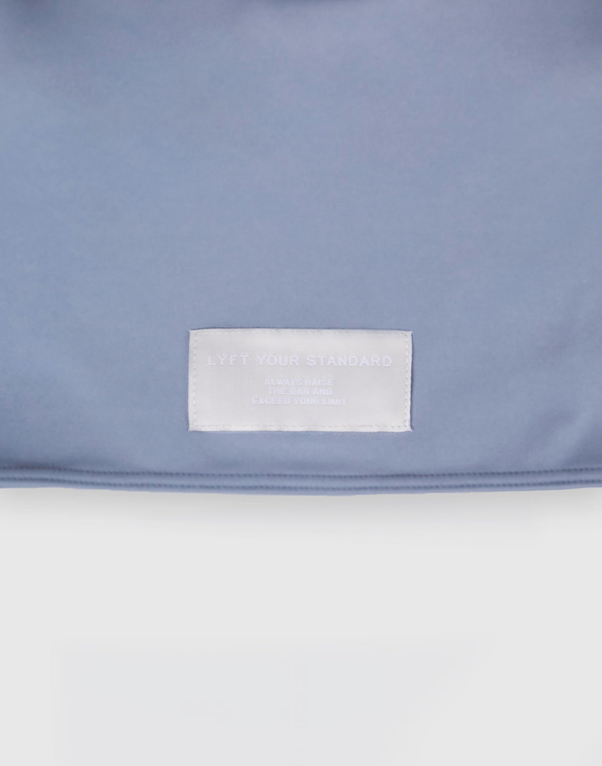 Woven Label Double Cross Strap Bratop - L.Blue