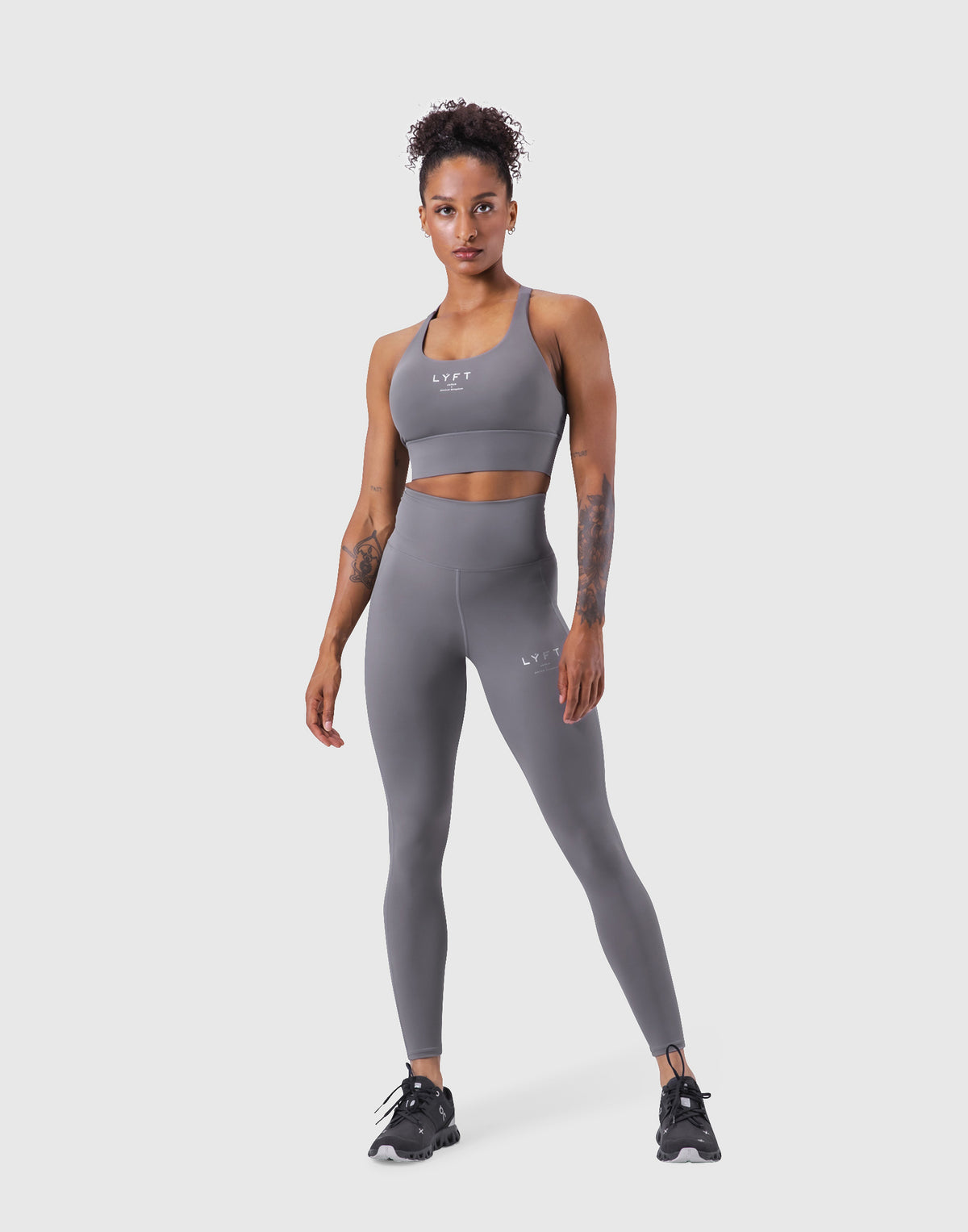 LÝFT Cross Strap Bratop - D.Grey