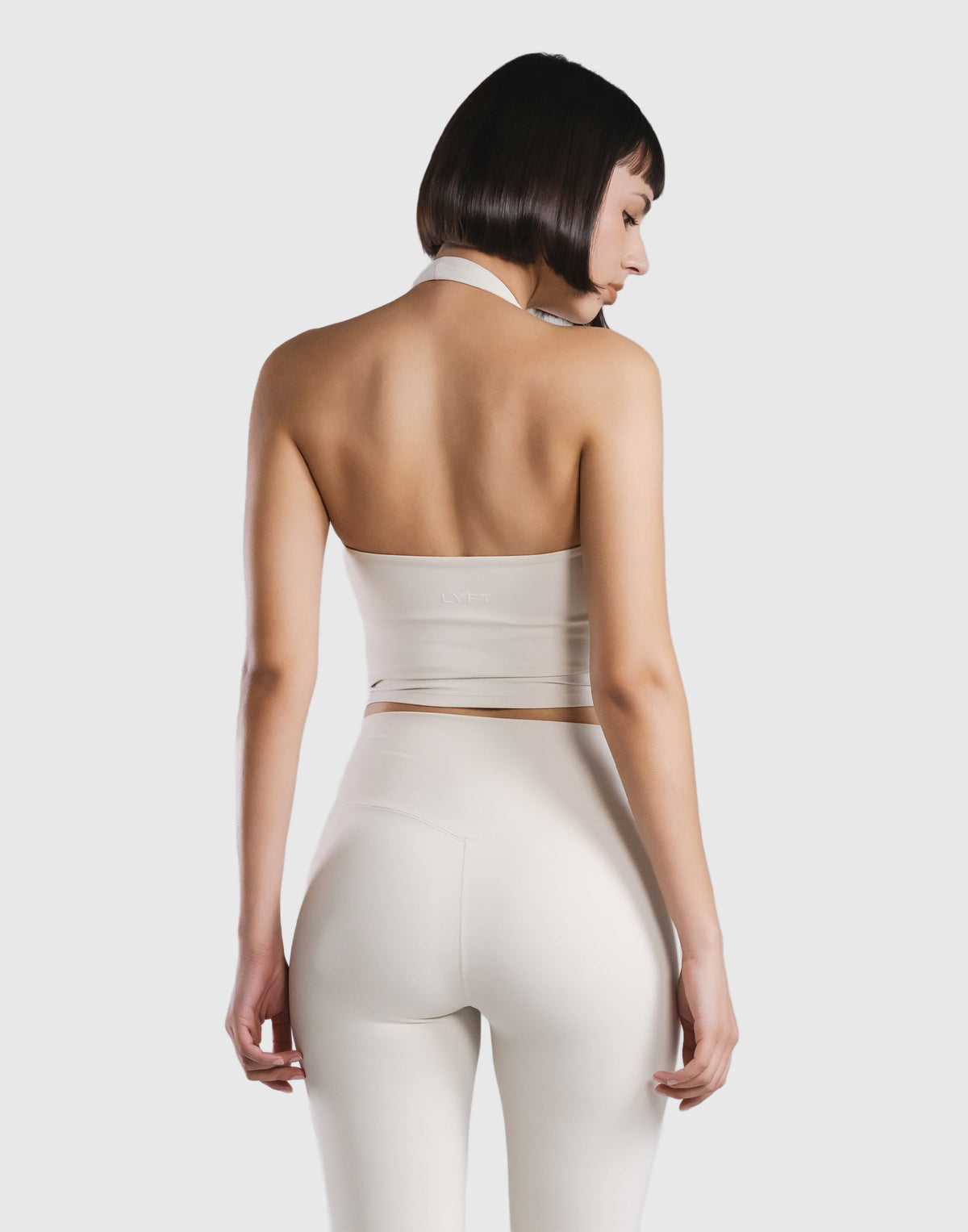 Cup In Halter Neck Top - Ivory