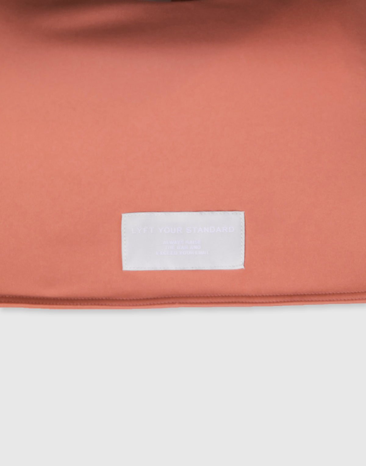 Woven Label Double Cross Strap Bratop - Coral