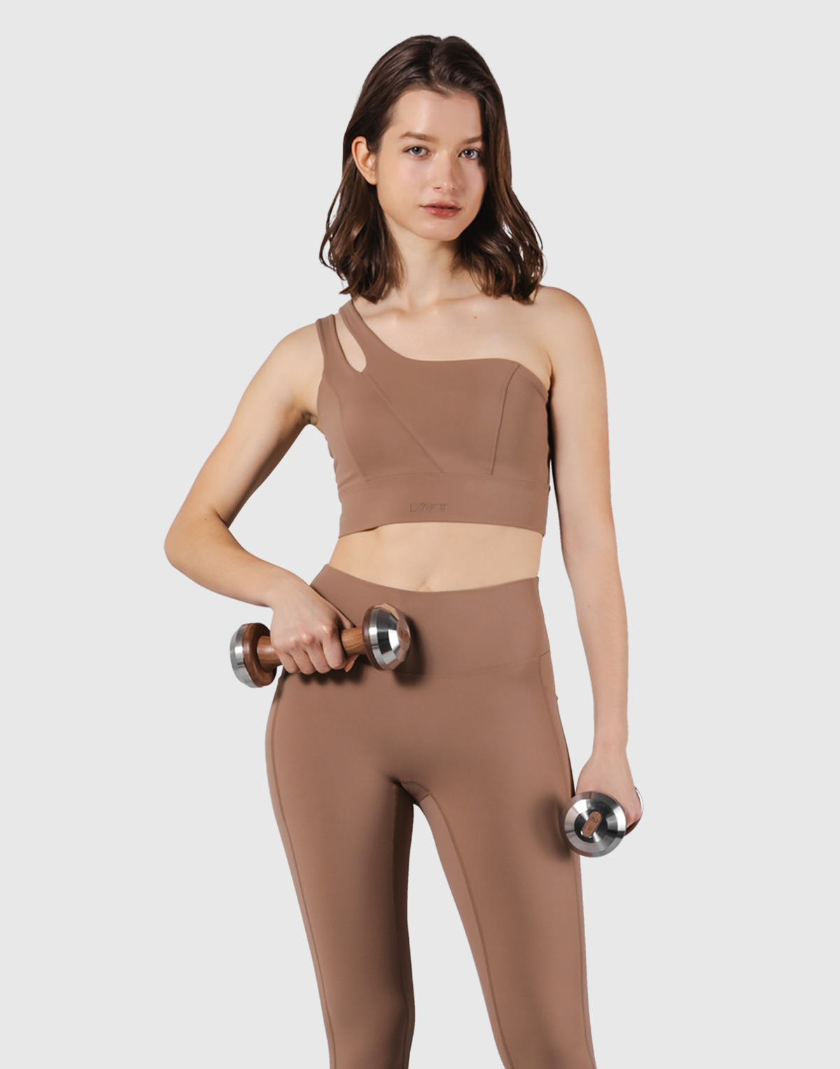 Peach Hip Line Leggings - Brown – LÝFT Peach Hip Line Leggings - Brown – LÝFT