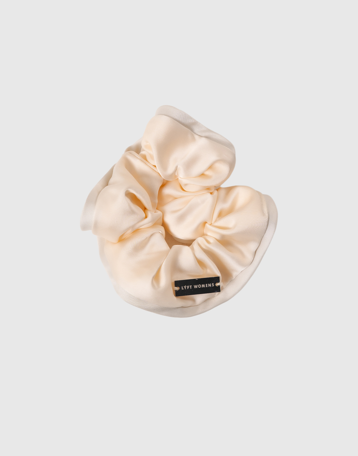 LÝFT Oversized Scrunchie - Ivory