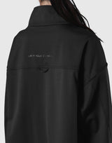 2Way Stretch Half Zip Pocket Jacket - Black