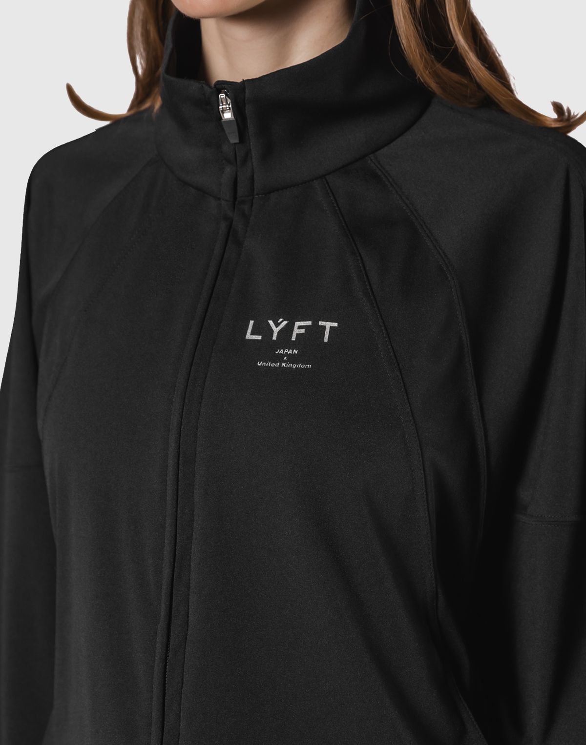 Stretch Wide Track Jacket 2 - Black
