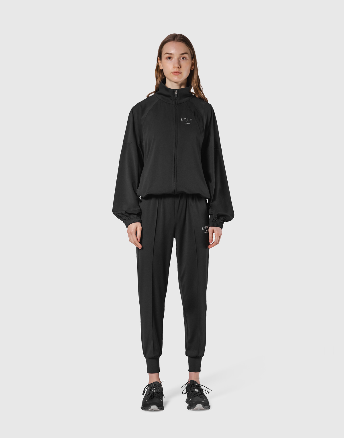 Stretch Wide Track Jacket 2 - Black – LÝFT