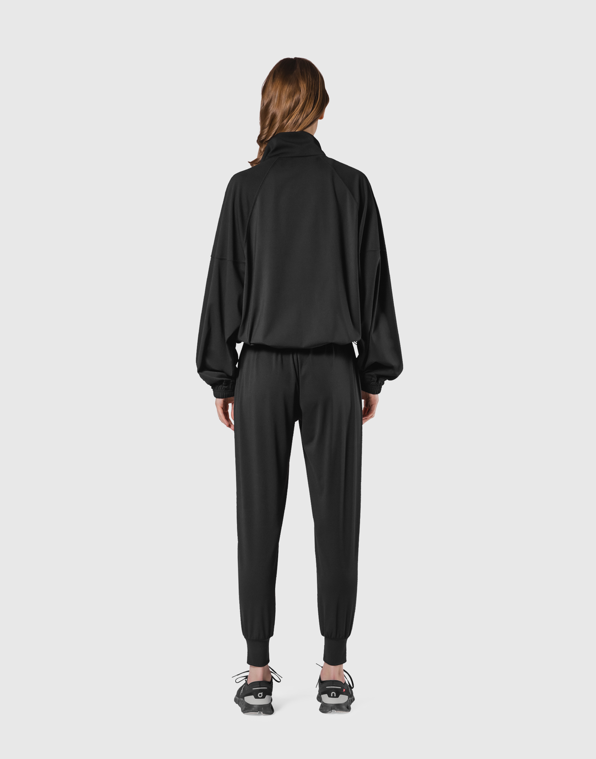 Stretch Wide Track Jacket 2 - Black