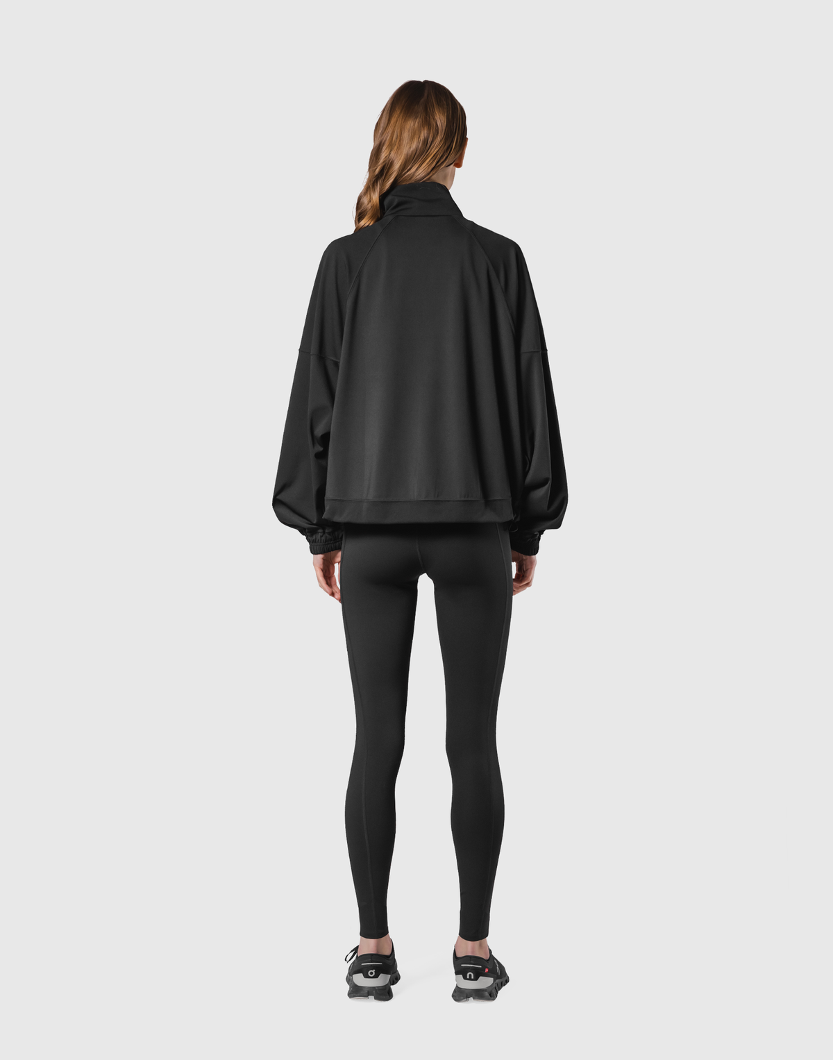 Stretch Wide Track Jacket 2 - Black