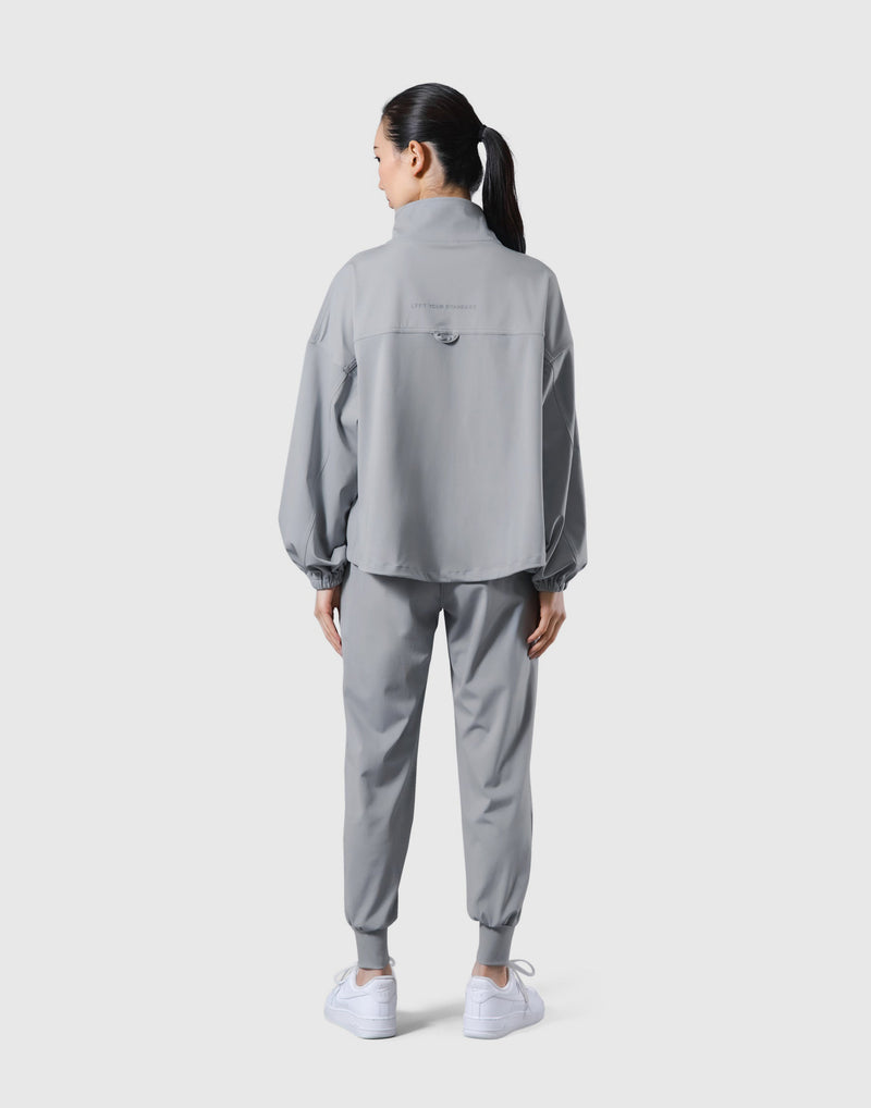 2Way Stretch Half Zip Pocket Jacket - Grey – LÝFT
