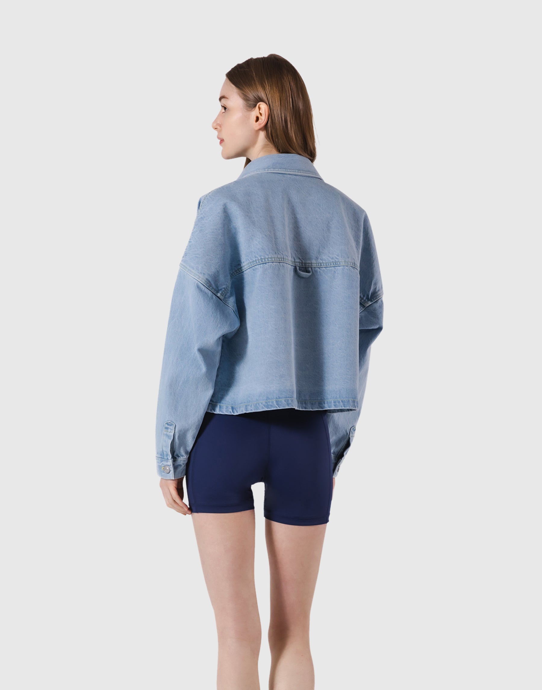LYFT WIDE DENIM JACKET Lブルー Wide Denim Jacket – LÝFT