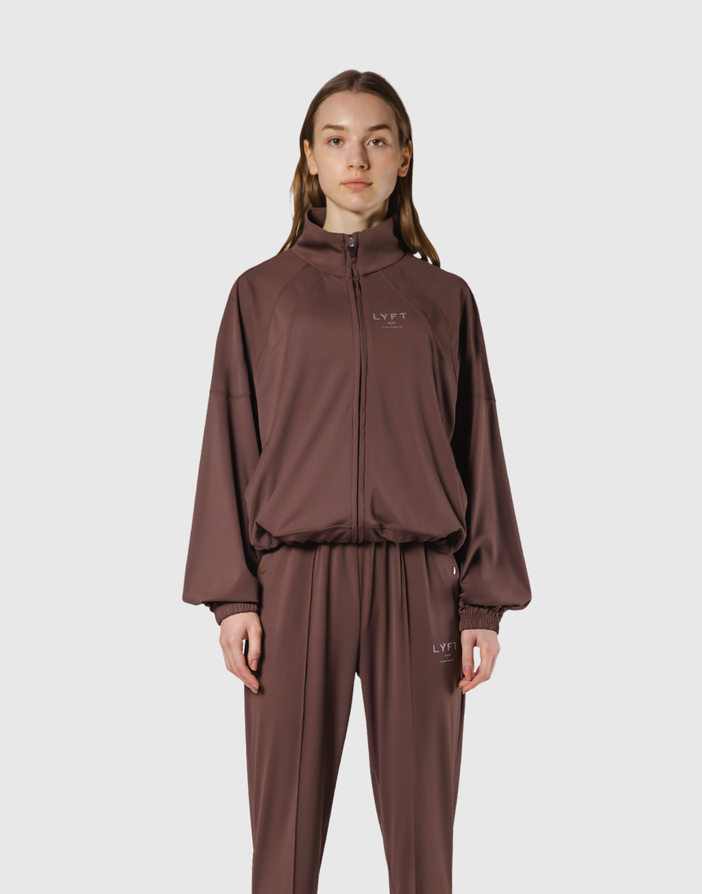 Stretch Wide Track Jacket 2 - Brown – LÝFT