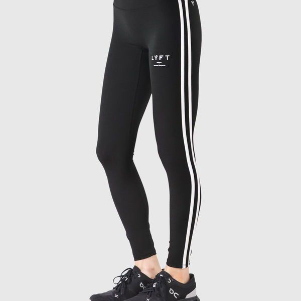 2Line High Rise Leggings V.2 - Black – LÝFT