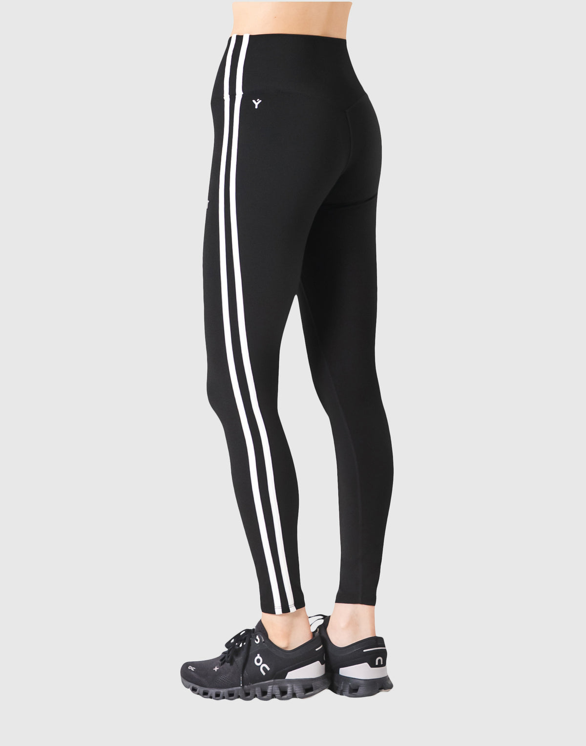 Ribbed Lace-Up Leggings - Black – LÝFT
