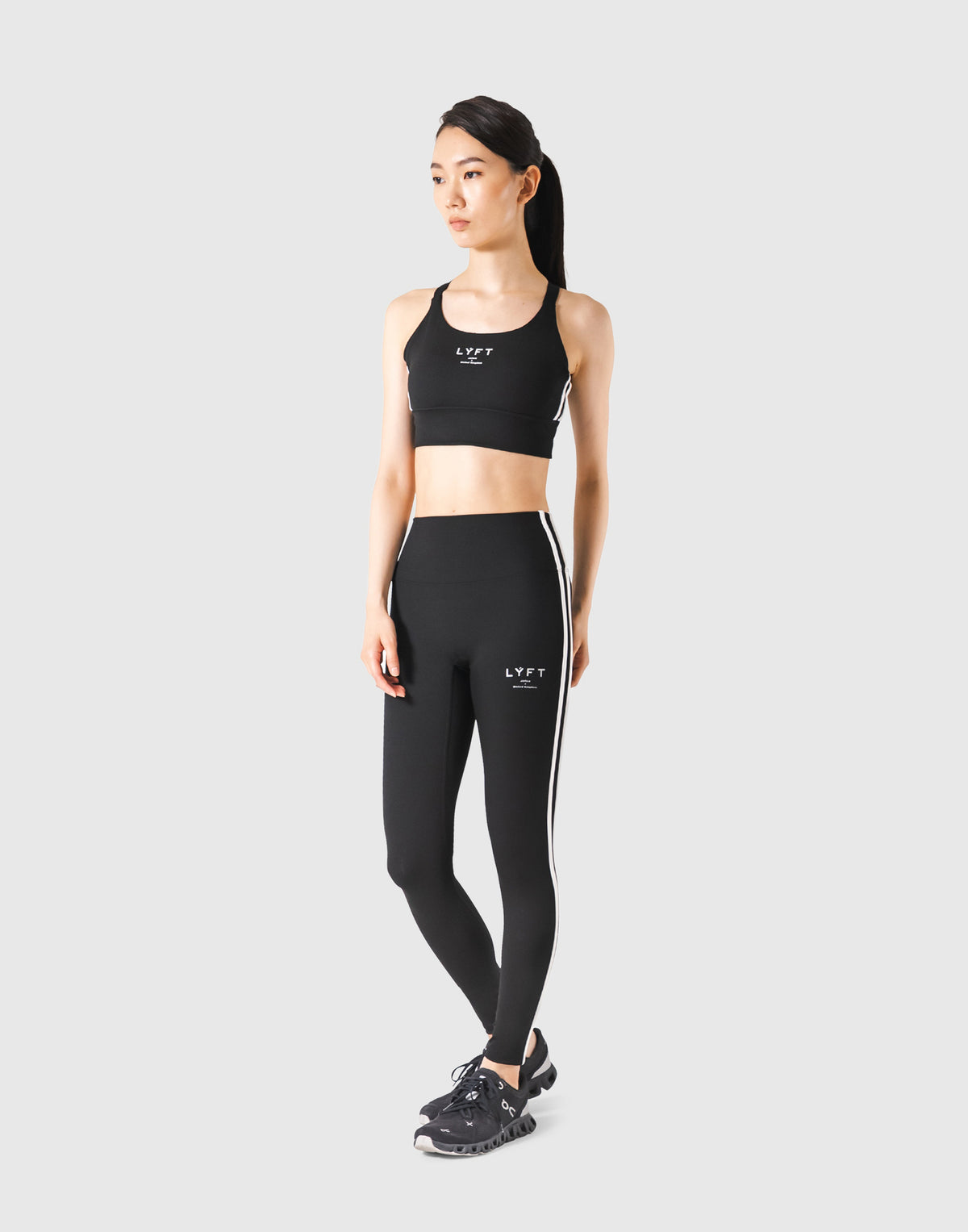 2Line High Rise Leggings V.2 - Black