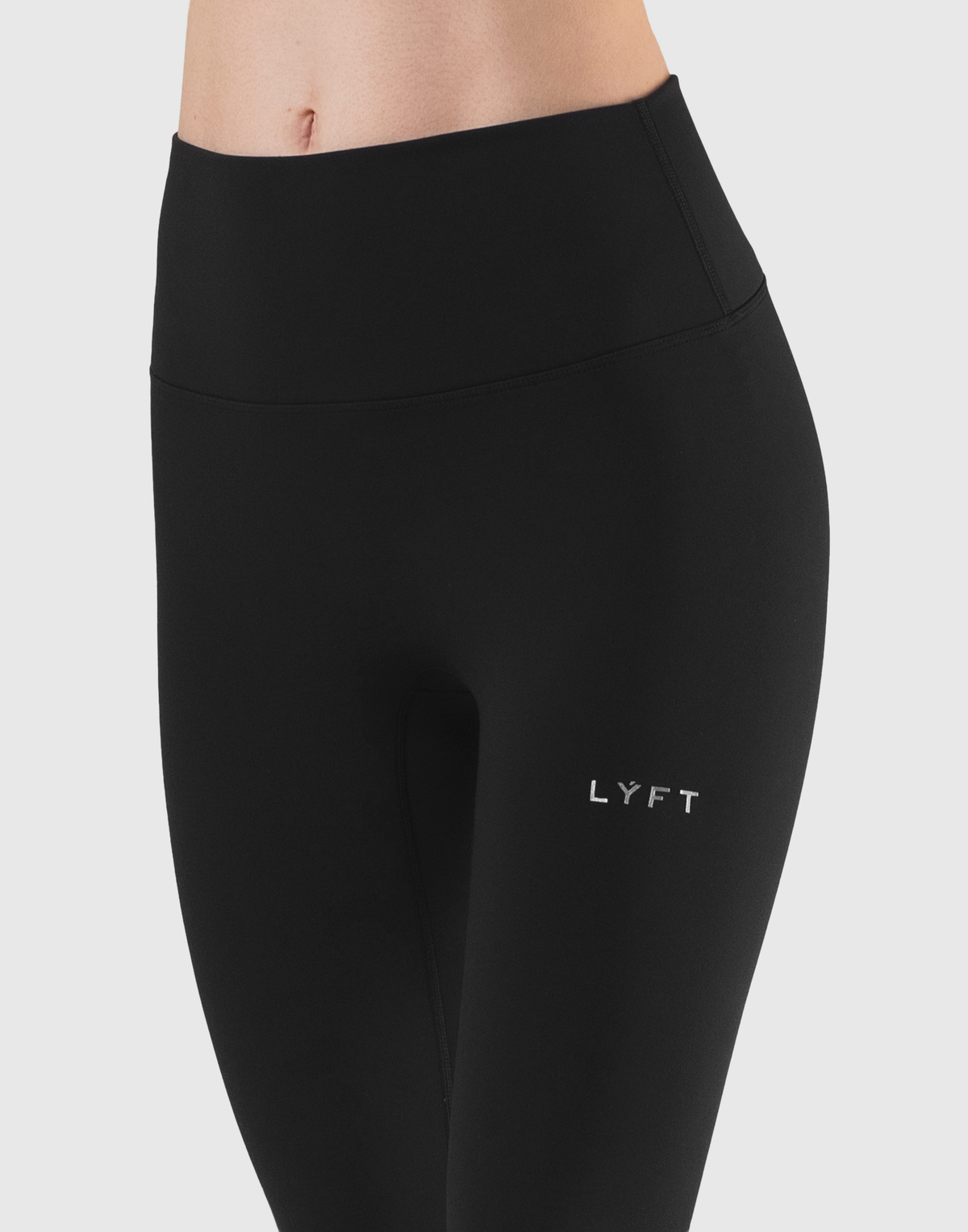 LYCRA® Brushed Inside Standard Leggings - Black