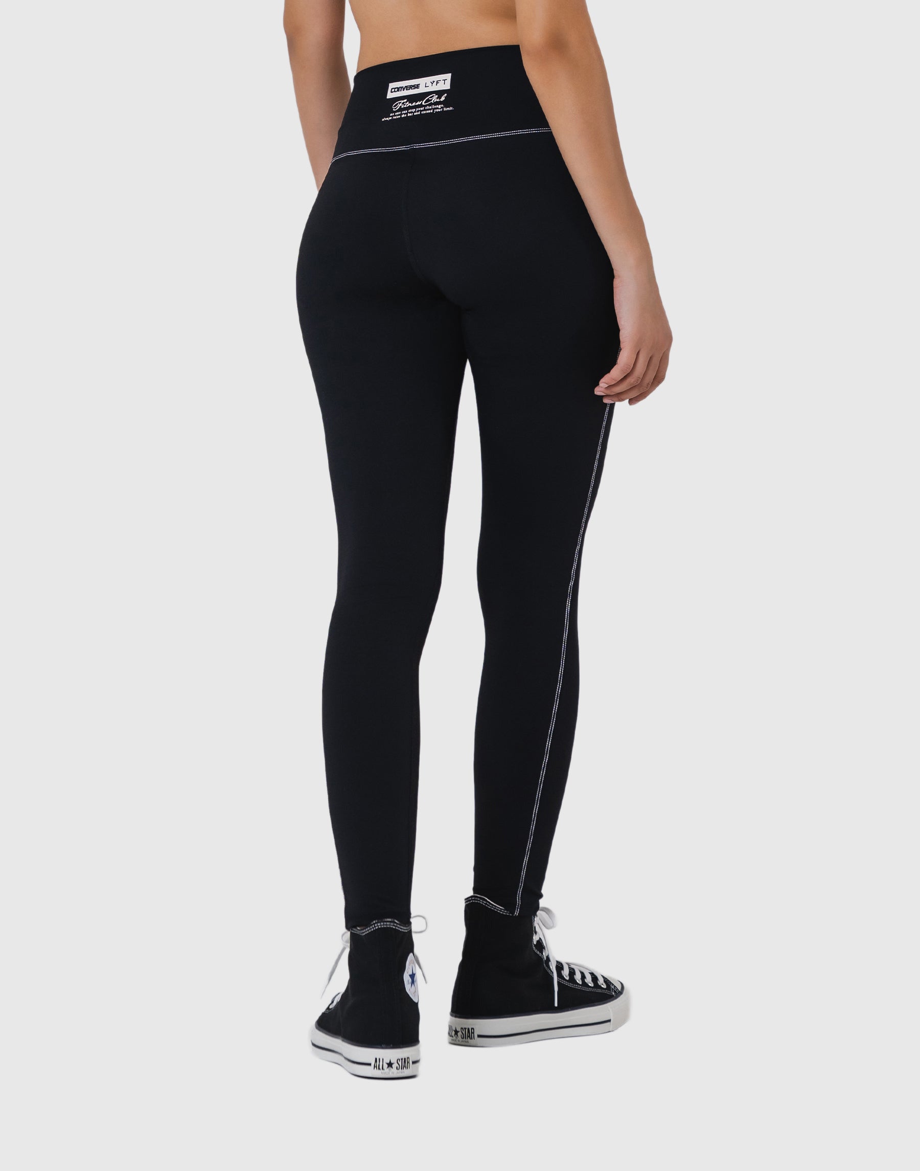 LYFT × CONVERSE Lace-Up Leggings - Black – LÝFT