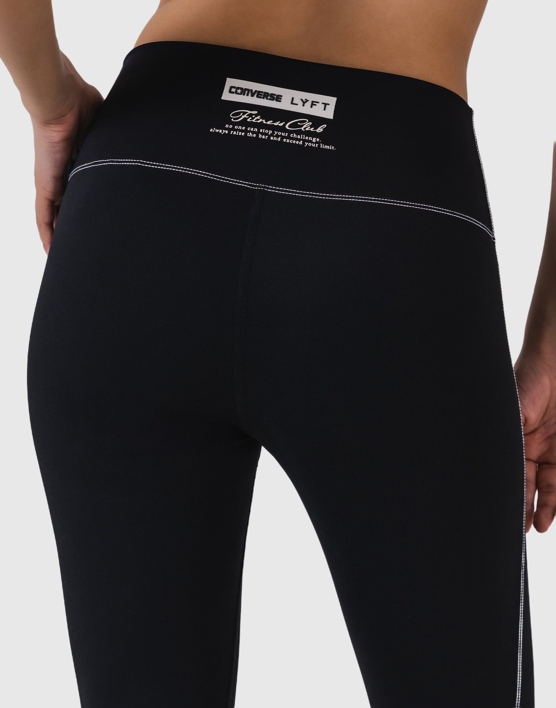LYFT × CONVERSE Lace-Up Leggings - Black – LÝFT