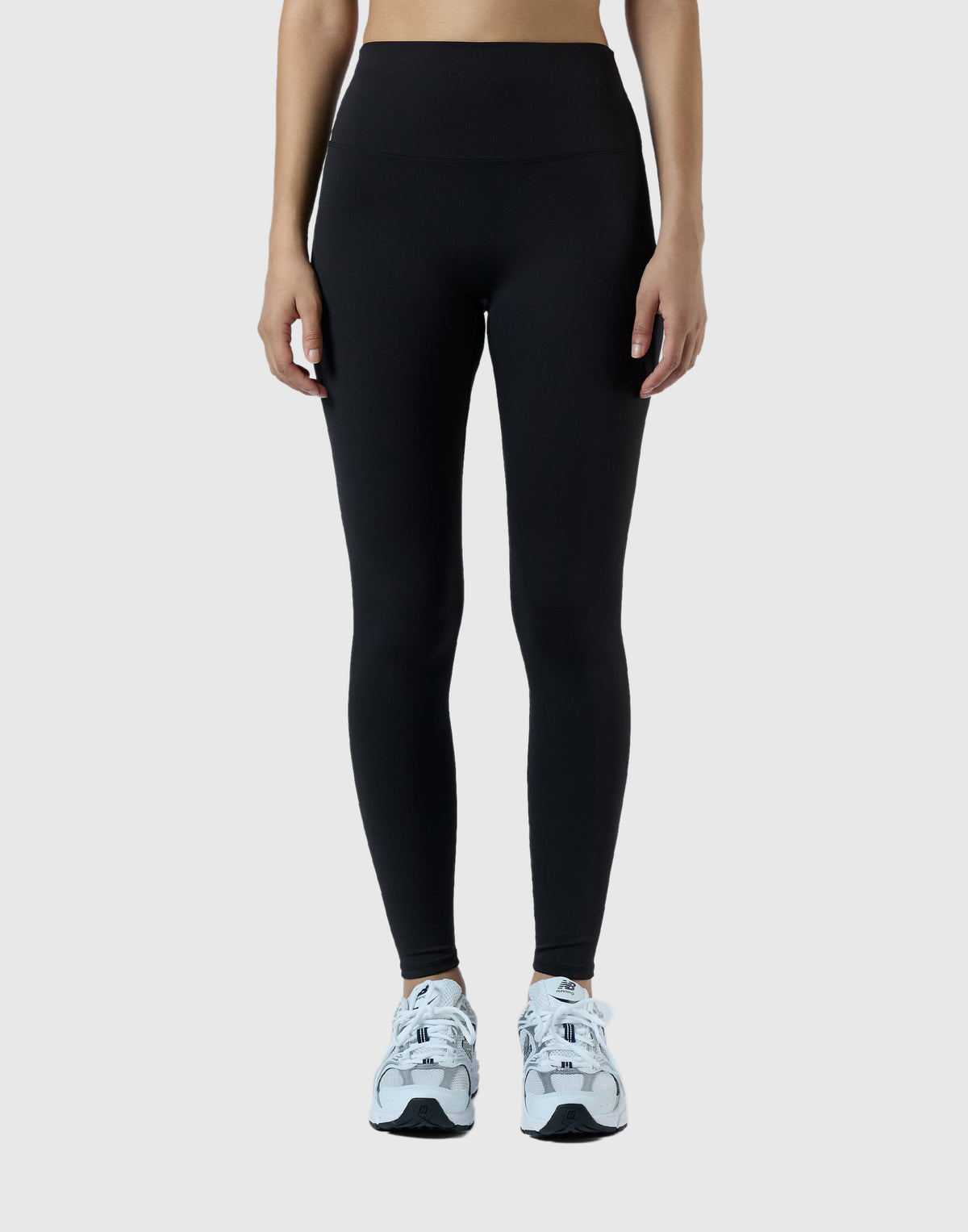 Slim Fit Stretch Leggings - Black