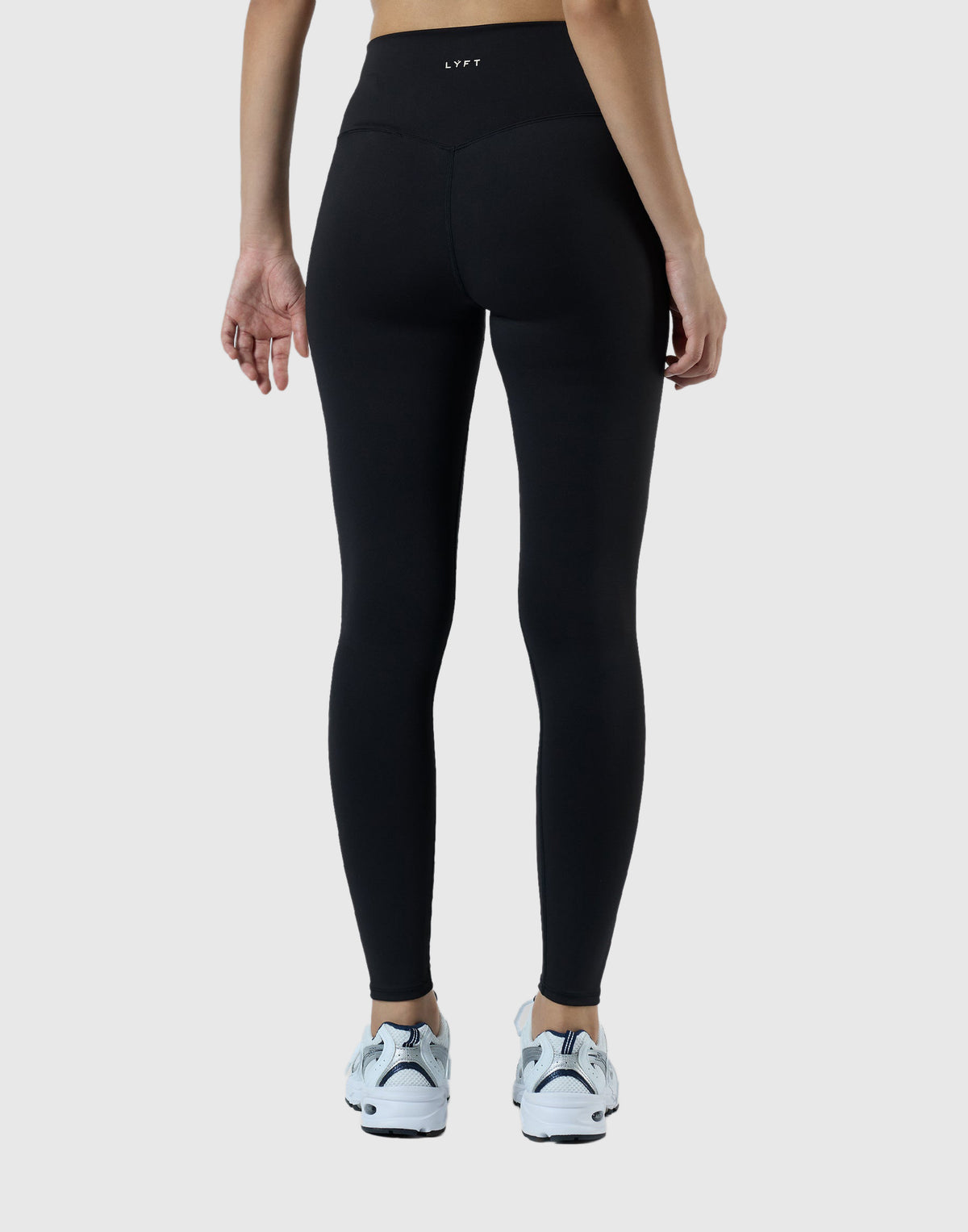 Slim Fit Stretch Leggings - Black