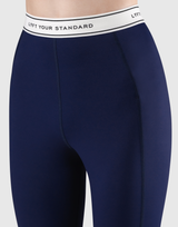 LÝS Rib Leggings - Navy