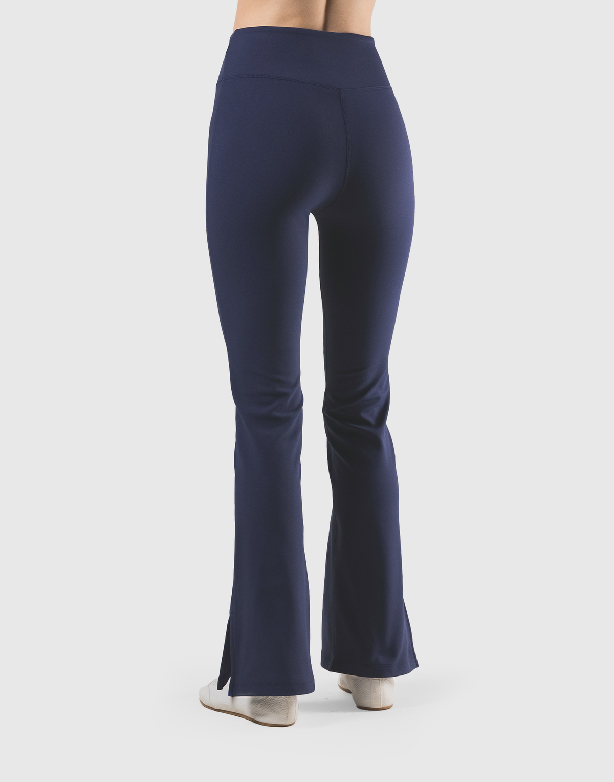 LYCRA® Brushed Inside Flare Leggings - Navy