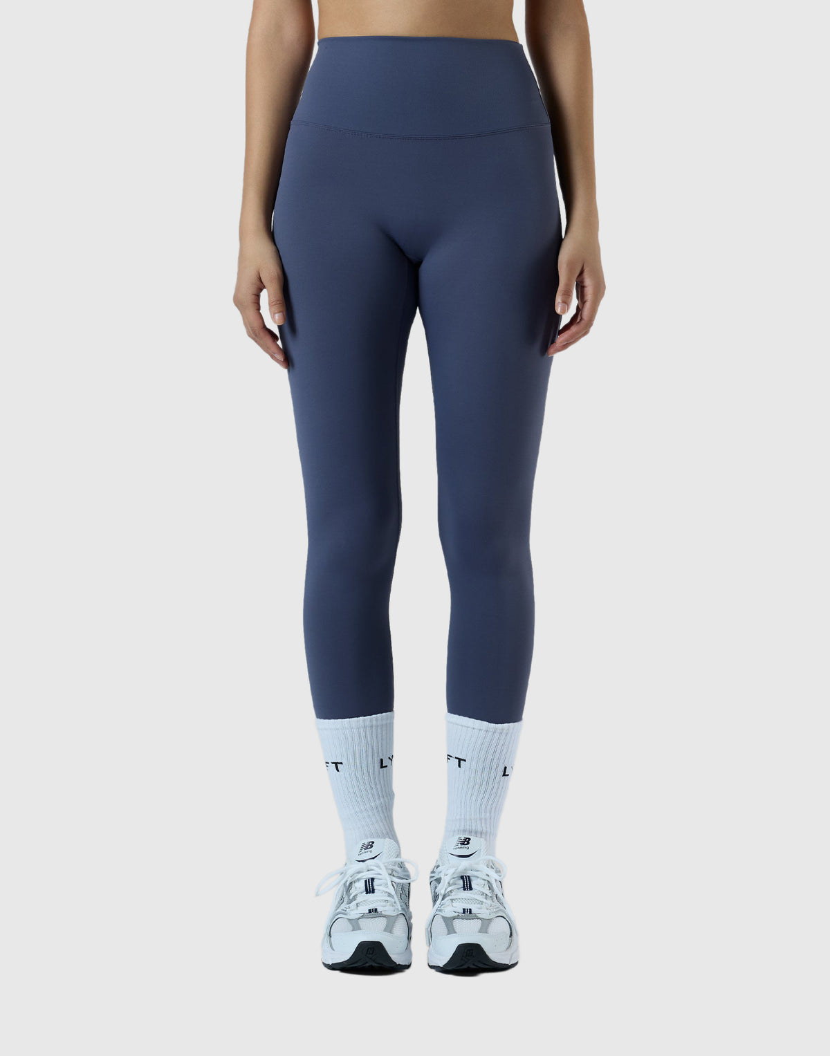 Slim Fit Stretch Leggings - Navy