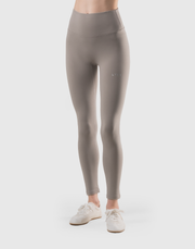 LYCRA® Brushed Inside Standard Leggings - Beige