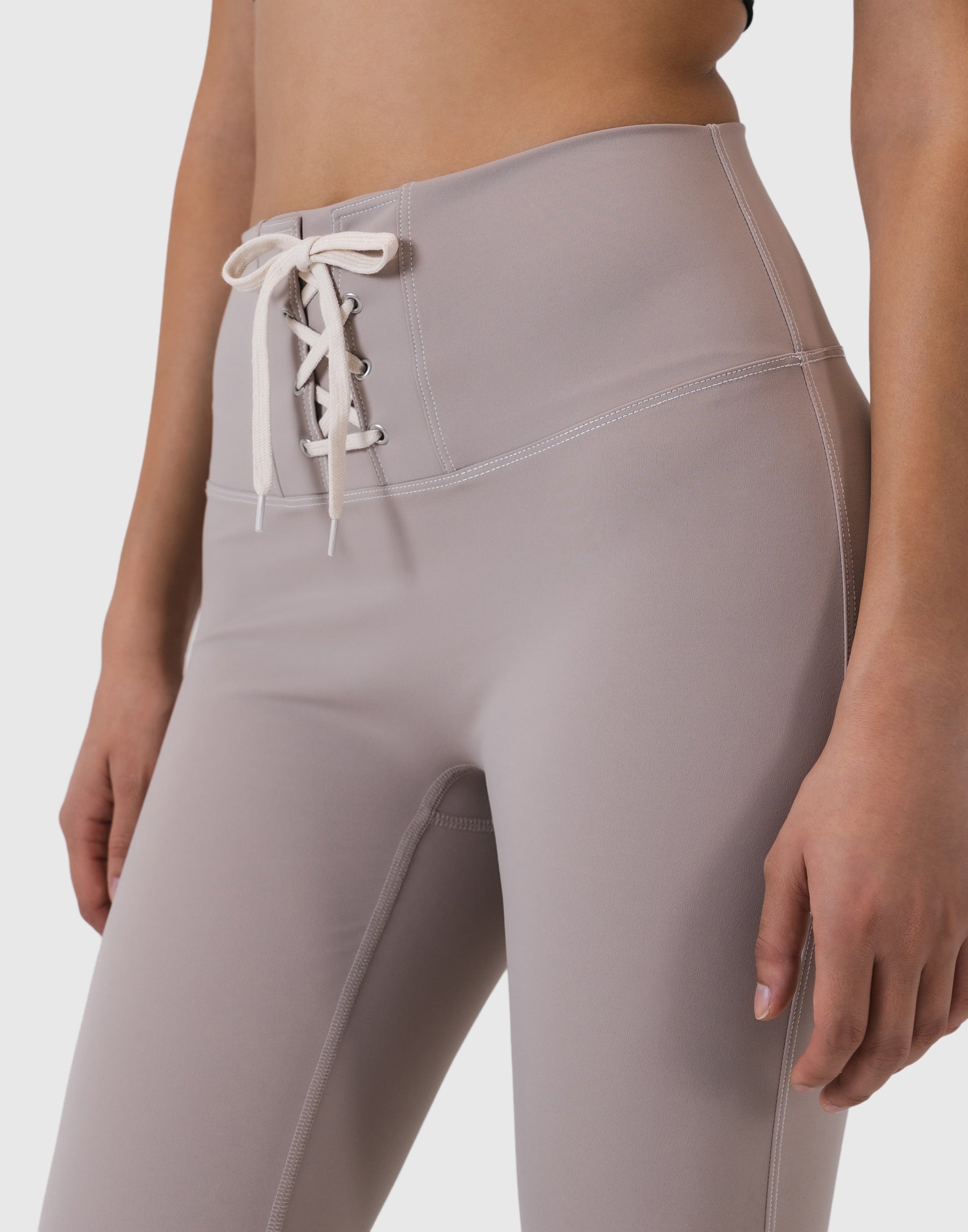 LYFT × CONVERSE Lace-Up Leggings - Beige – LÝFT