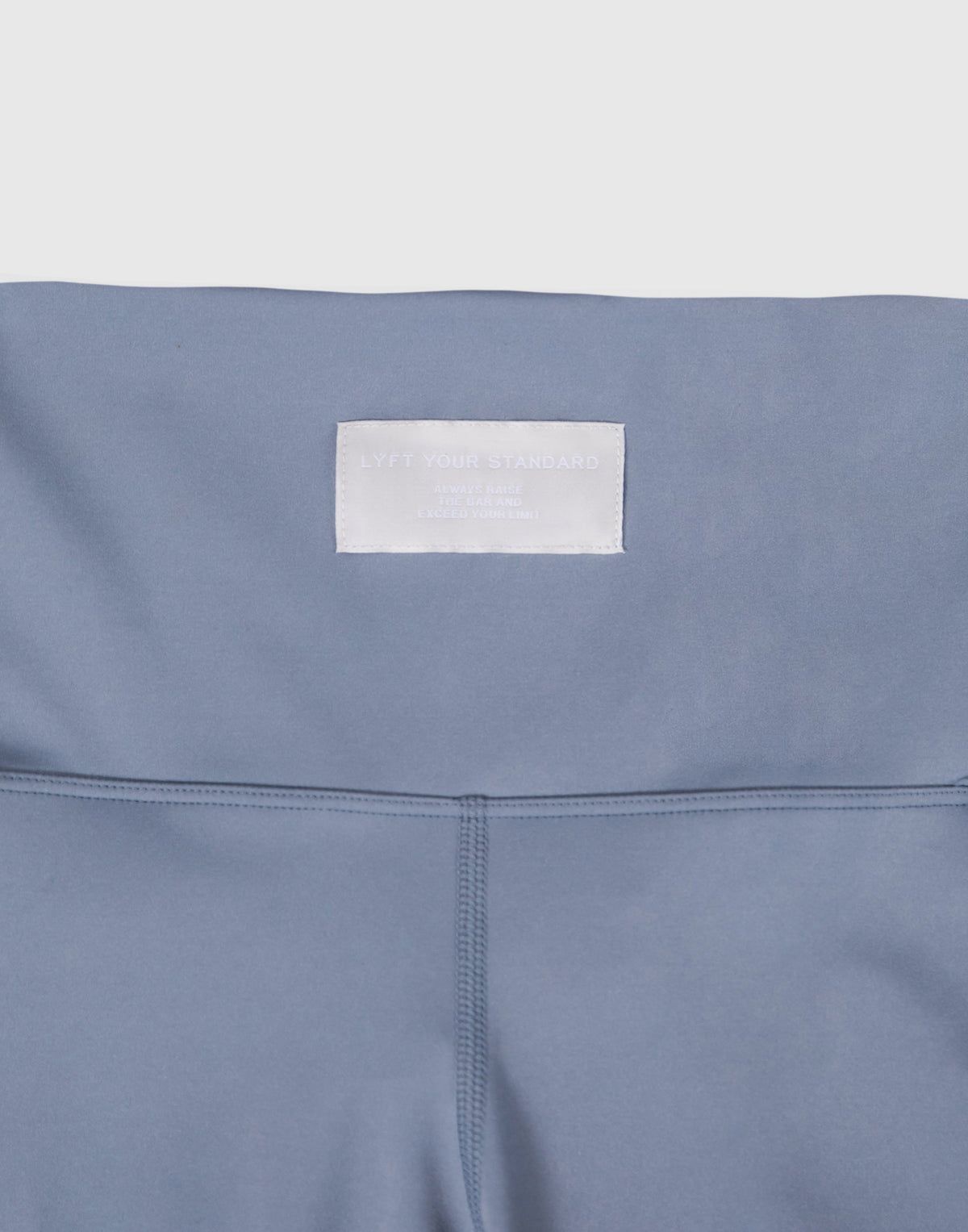 Woven Label Pocket Leggings - L.Blue