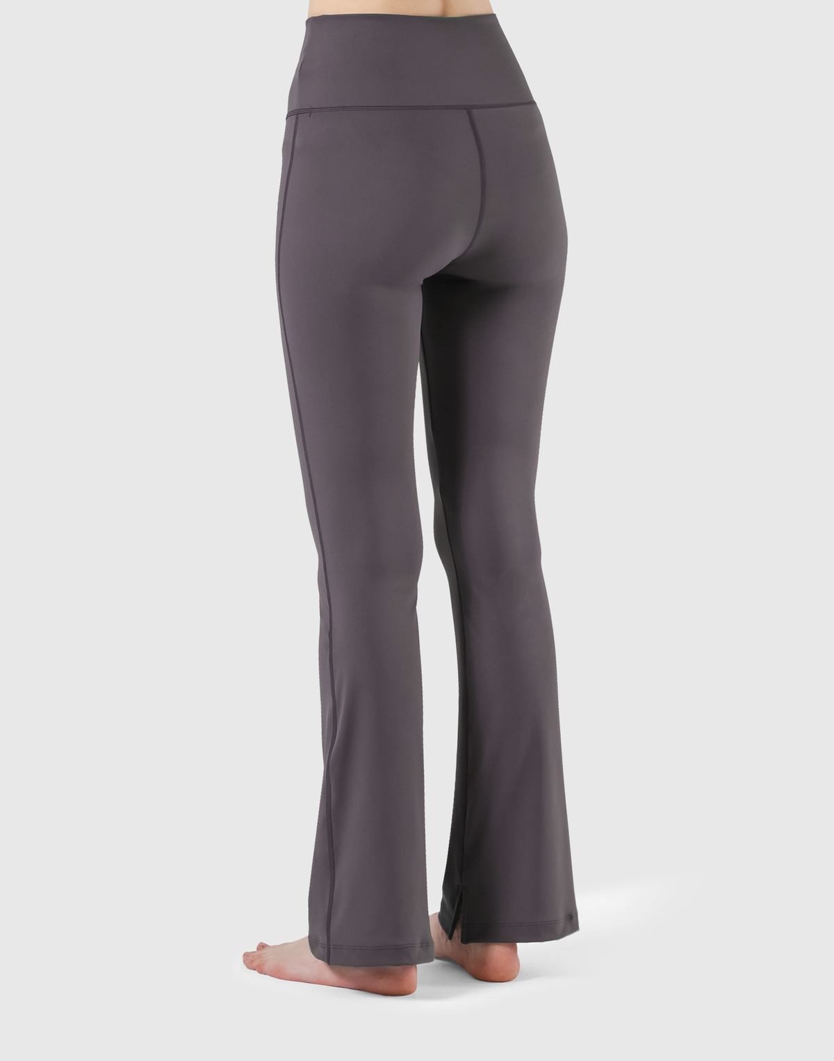 High Rise Flare Leggings - D.Grey