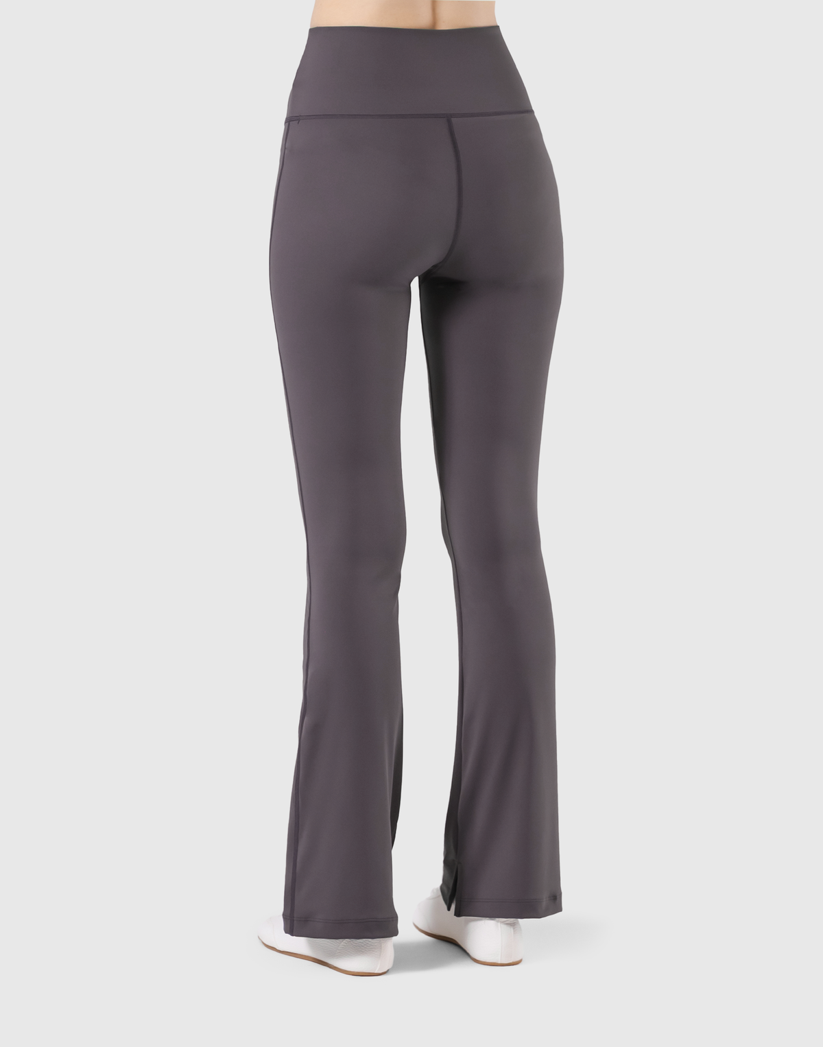 High Rise Flare Leggings - D.Grey