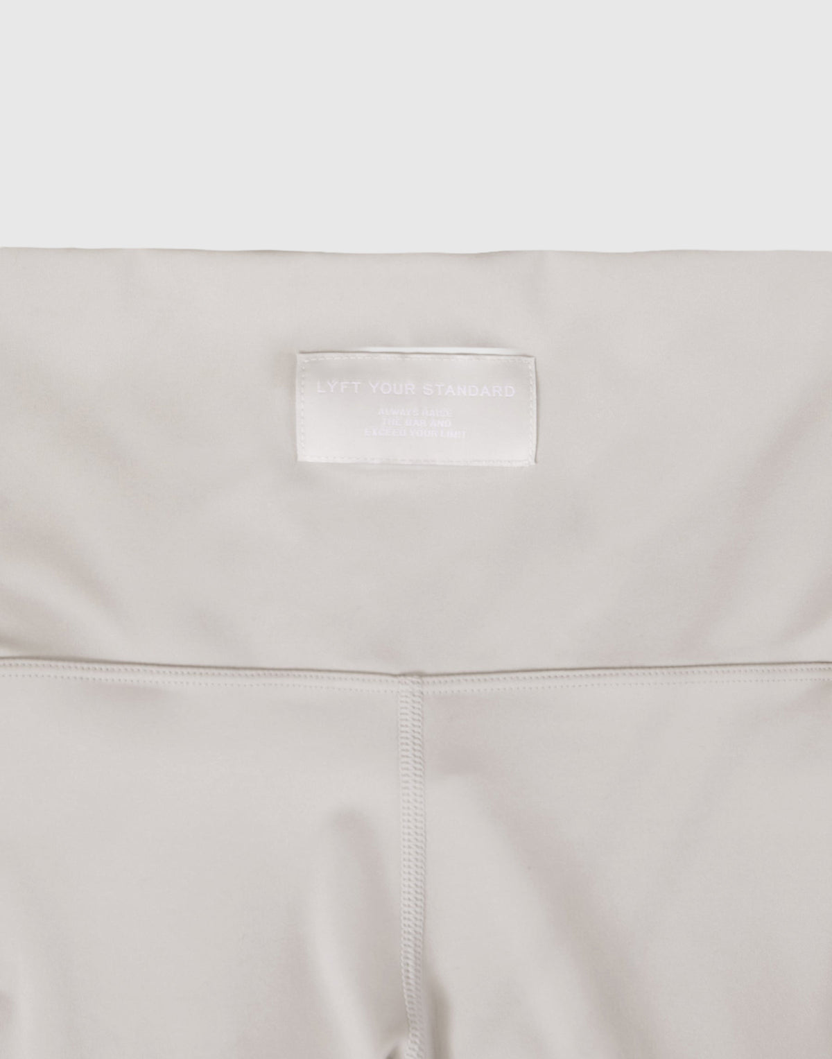 Woven Label Pocket Leggings - Ivory