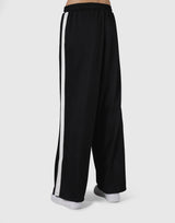 Side Line Track Pants - Black