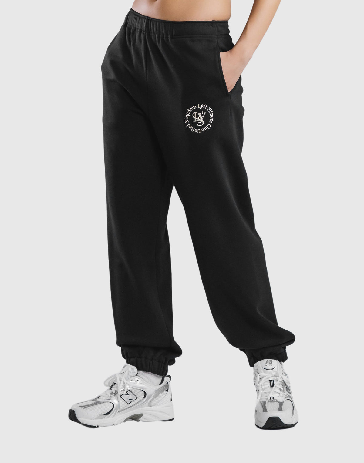 Sorona® Ring Logo Sweat Long Pants - Black