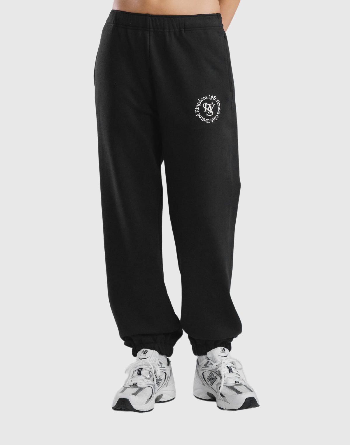 Sorona® Ring Logo Sweat Long Pants - Black