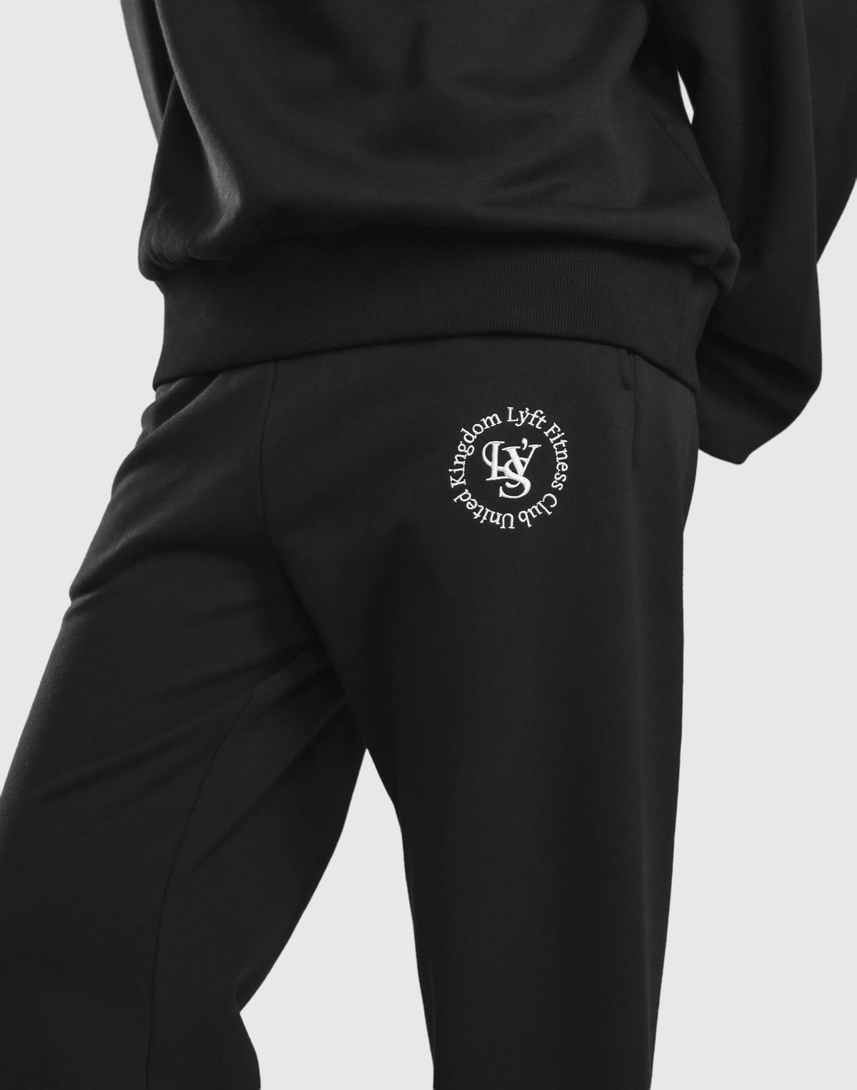 Sorona® Ring Logo Sweat Long Pants - Black