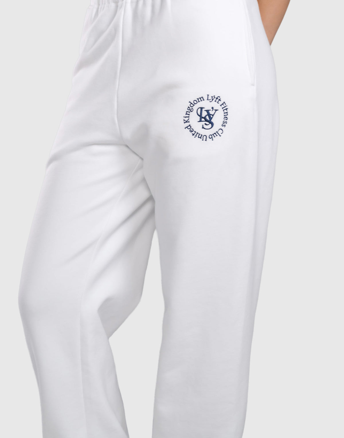 Sorona® Ring Logo Sweat Long Pants - White