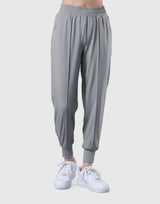 2Way Stretch Pleats Pants - Grey