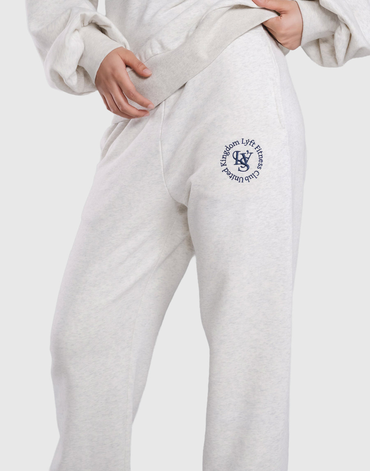 Sorona® Ring Logo Sweat Long Pants - Grey