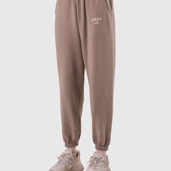 LÝFT Logo Sweat Pants - Beige
