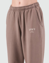 LÝFT Logo Sweat Pants - Beige