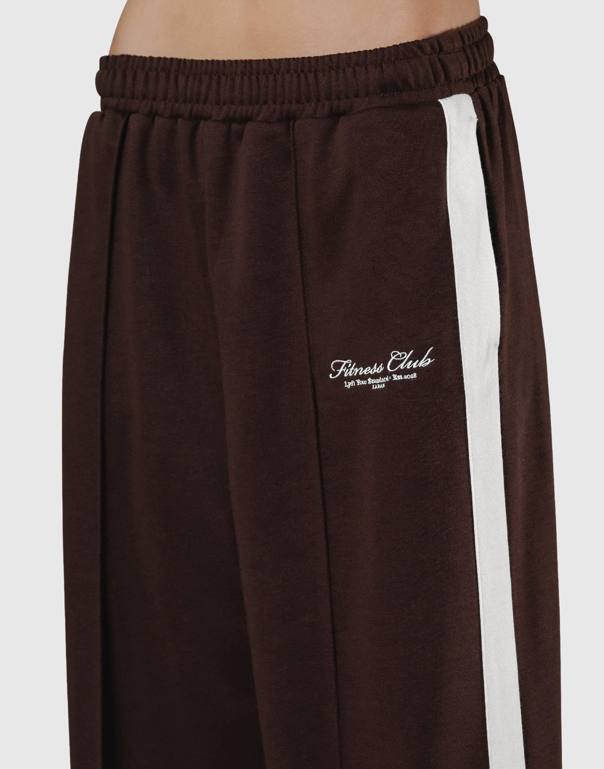 Side Line Track Pants - Brown