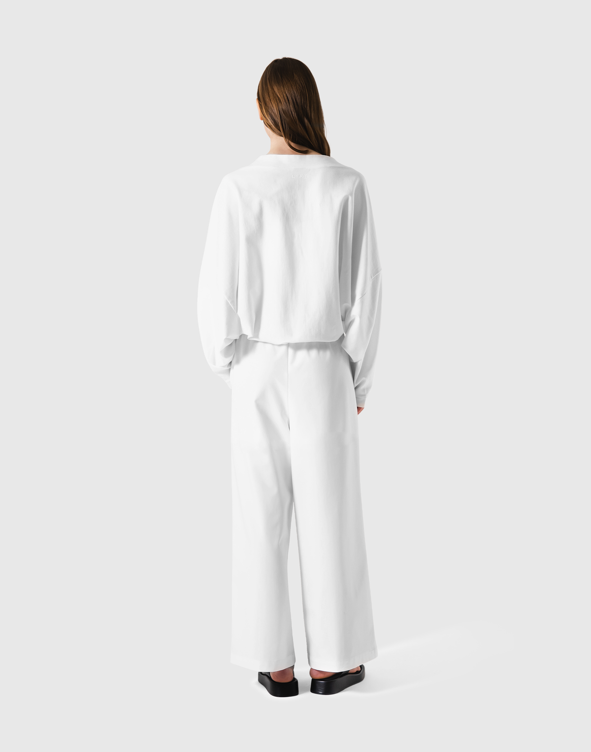 Dolman Sleeve Cropped Cardigan - White