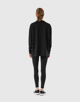 LÝFT Logo Long T-Shirt - Black