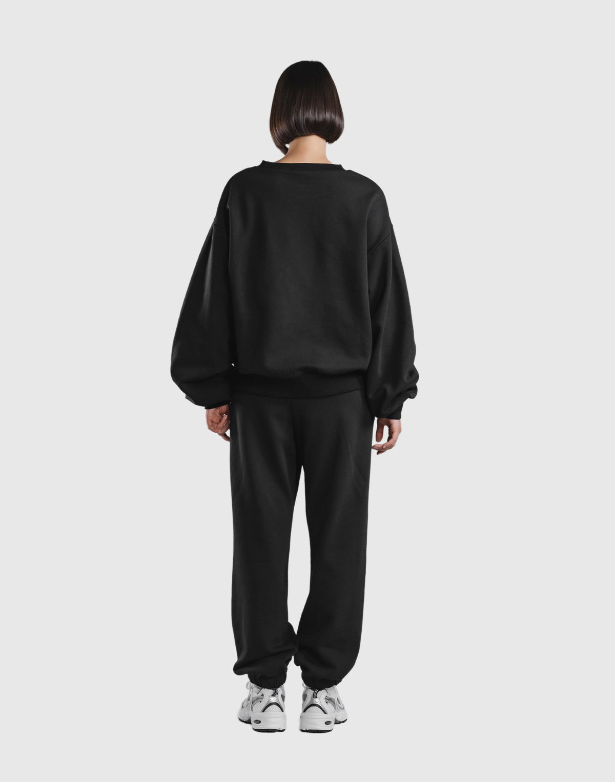 Sorona® Ring Logo Crewneck Sweat - Black
