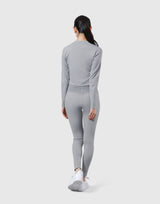 Stretch Slim Long Sleeve T-Shirt - Grey